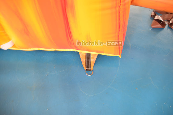 Slam N Curve Inflatable Water Slide Sunny Fun Largest Blow Up Splash Pool Double Lane Water Slide