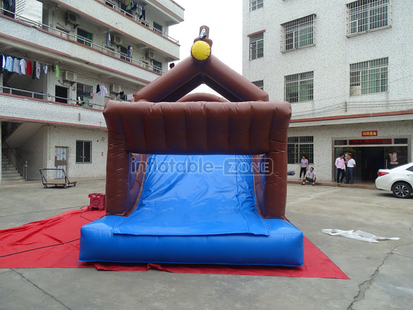 Inflatable Pirate Ship Bounce House Jumping Obstacle Course