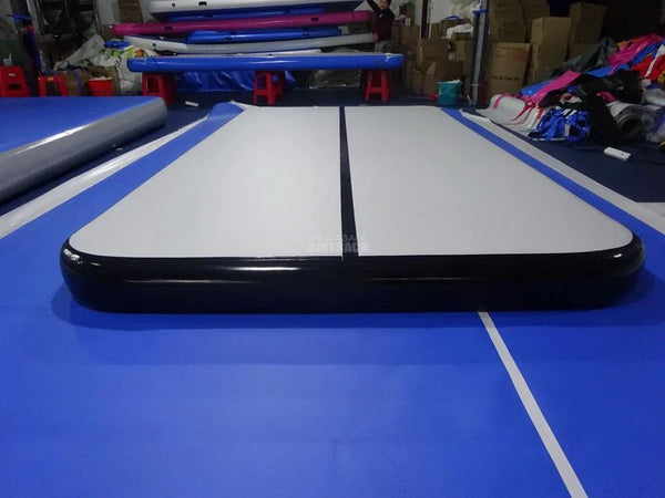 Black Inflatable Tumble Track Gymnastics, Best Cheer Air Mats