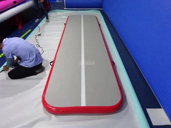 Gray Air Tumble Tracks , Inflatable Tumble Track