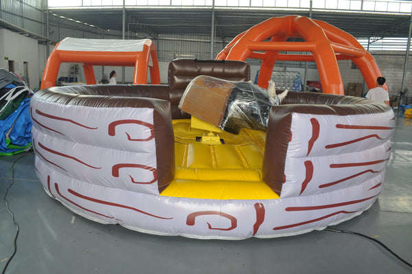 Amusement Park Inflatable Mechanical Bull Electric Rodeo Mech Bull Inflatable Mechanical Bull Riding