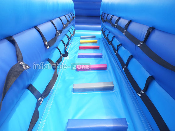 Dolphin Double Lane Inflatable Water Slide Giant Inflatable Mega Sea World Slide Best Outdoor Waterslide For Backyard