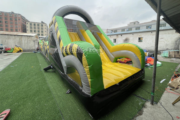 Fun Run Obstacle Course Backyard Ninja Warrior Inflatable Course Outdoor Playground Obstacle Birthday Party