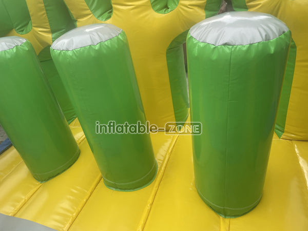 Fun Run Obstacle Course Backyard Ninja Warrior Inflatable Course Outdoor Playground Obstacle Birthday Party