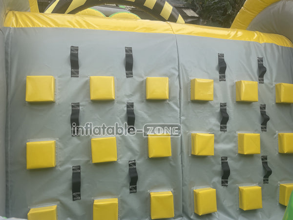 Fun Run Obstacle Course Backyard Ninja Warrior Inflatable Course Outdoor Playground Obstacle Birthday Party