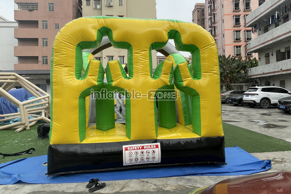 Fun Run Obstacle Course Backyard Ninja Warrior Inflatable Course Outdoor Playground Obstacle Birthday Party