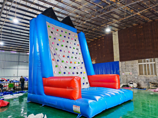 Inflatable Climbing Wall Inflatable Sports Games Giant Inflatable Rock Climbing Wall With Mattress For Party