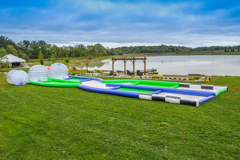 New fun inflatable cross over zorb track,Inflatable Hamster Ball Race Track
