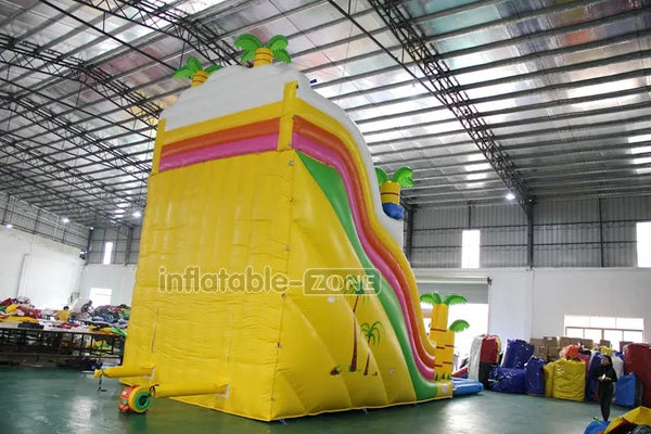 Inflatable Water Slide Iceberg,Water Slide Inflatable Titanic,Blue Inflatable Water Slide