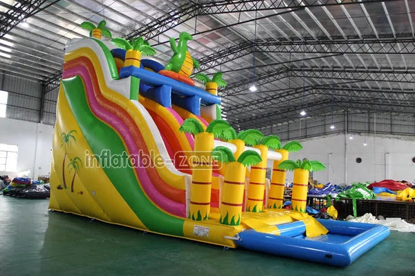 Inflatable Water Slide Iceberg,Water Slide Inflatable Titanic,Blue Inflatable Water Slide