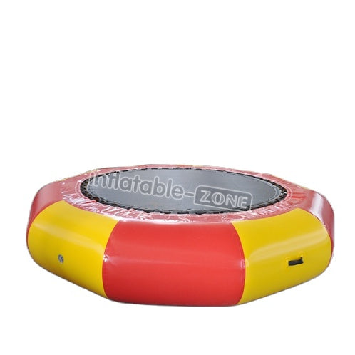 Red/yellow inflatable jumping trampoline water ,inflatable water trampoline 3m