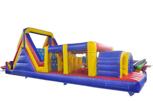 High quality inflatable bouncer obstacle course,jumping bouncy playground, Inflatable Bouncy Slide