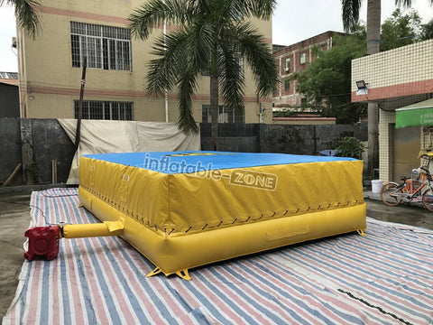 air bag jump,\t inflatable air bag foam pit, ninja stunt protect airbag