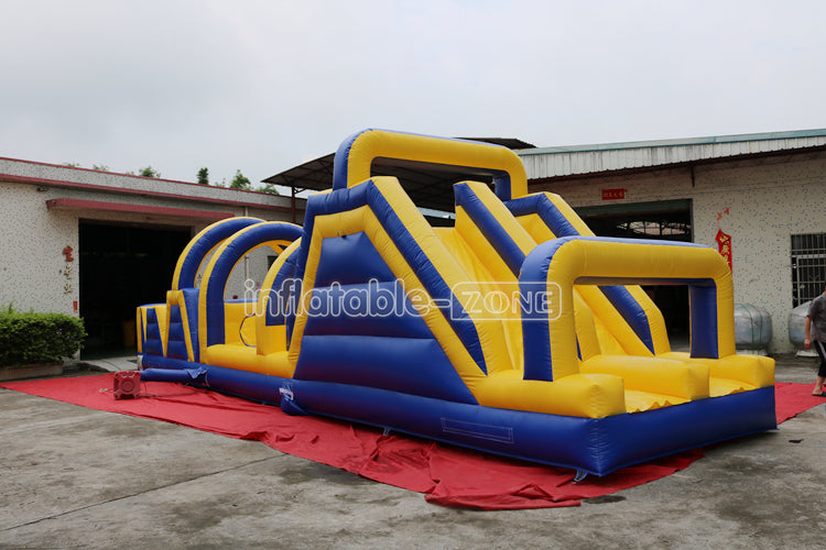 Best pvc giant land adult inflatable obstacle course for sale