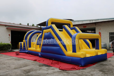 Best pvc giant land adult inflatable obstacle course for sale