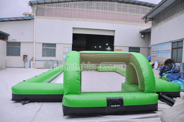 Factory price  inflatable soap soccer field,inflatable football pitch with blower