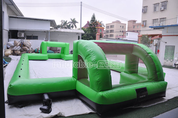 Factory price  inflatable soap soccer field,inflatable football pitch with blower