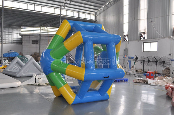 Air tight  Floating inflatable water roller wheel  water wheel for aqua running
