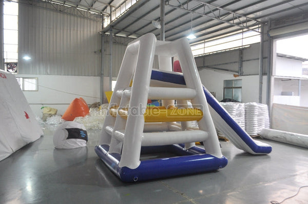 Aqua Sports inflatable floating slide , jungle joe with slide , water part water games