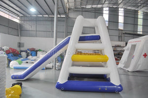 Aqua Sports inflatable floating slide , jungle joe with slide , water part water games