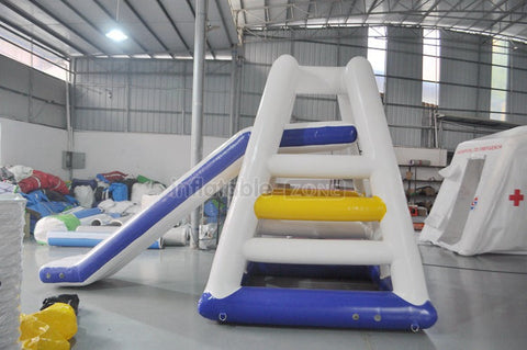 Aqua Sports inflatable floating slide , jungle joe with slide , water part water games
