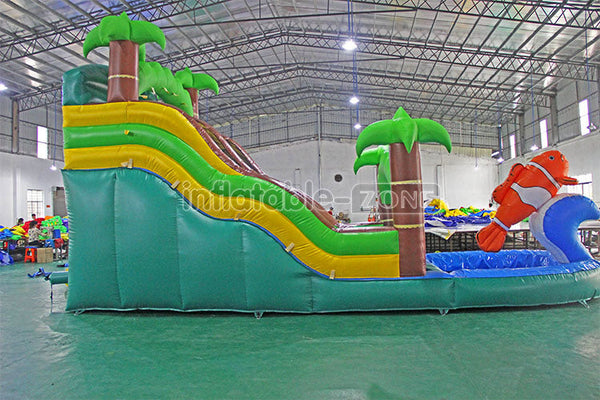 Hot selling customized attractive huge inflatable slide for children