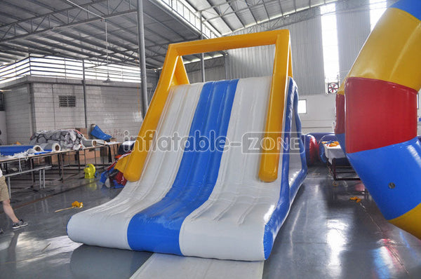 Inflatable small water slide, water equipment climbing slide