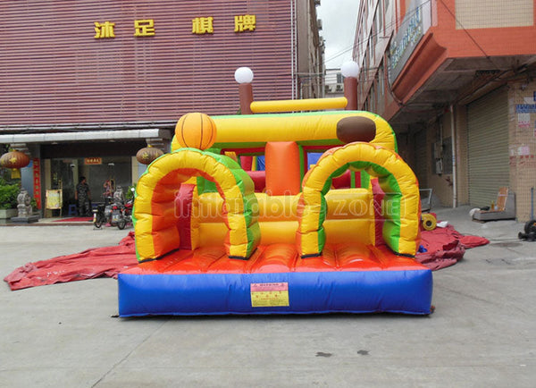 Inflatable Obstacle course inflatable two arched door channel obstacle inflatable game