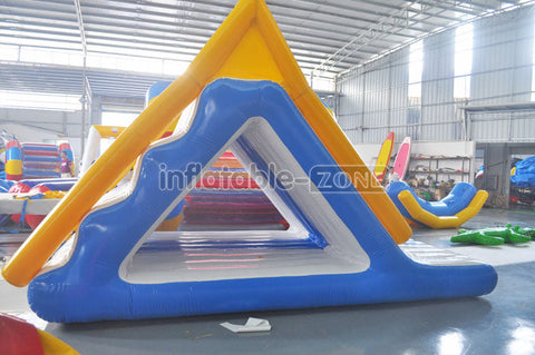 Inflatable small water slide, water equipment climbing slide