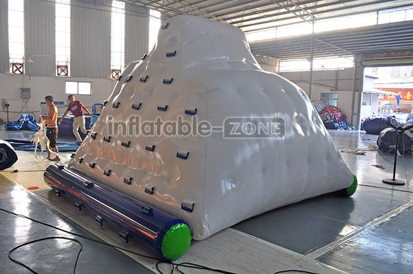 Best-selling water games inflatable icebery climbing wall