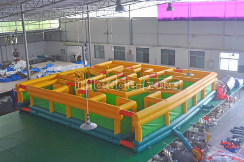Inflatable Zone happy game inflatable maze, commercial use inflatable maze for sale