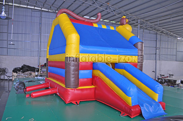 Giant funny inflatable slide bouncer commercial jumping castles
