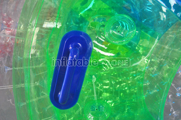 Transparent inflatable water roller, inflatable clear water rolling tube