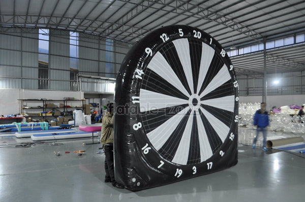 Air tight inflat footdart inflatable soccer dart