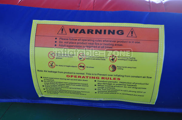 Flat inflatable gym tumble track air sealed material cheap gym mats