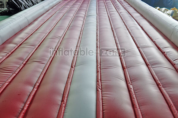 Flat inflatable gym tumble track air sealed material cheap gym mats
