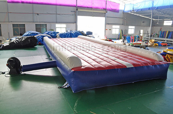 Cheap inflatable air tumbling track mattress durable 8m drop stitch inflatable air track mat