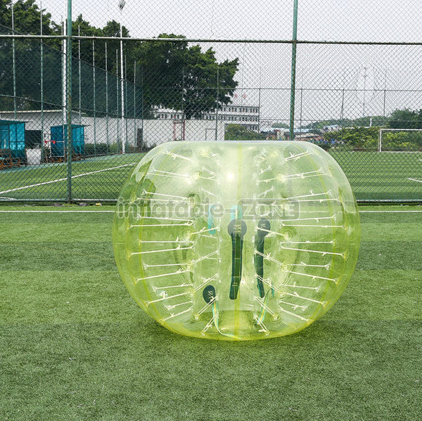 Half color inflatable bubble football, inflatable bubble bumper ball price