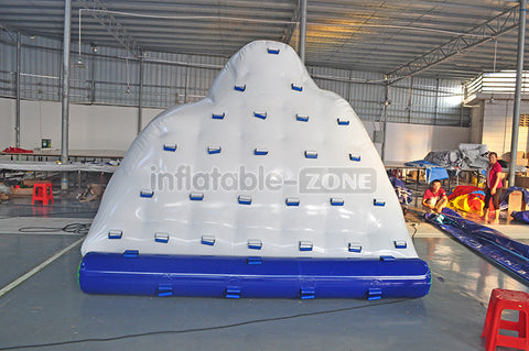 Inflatable water climbing iceberg floating climbing wall