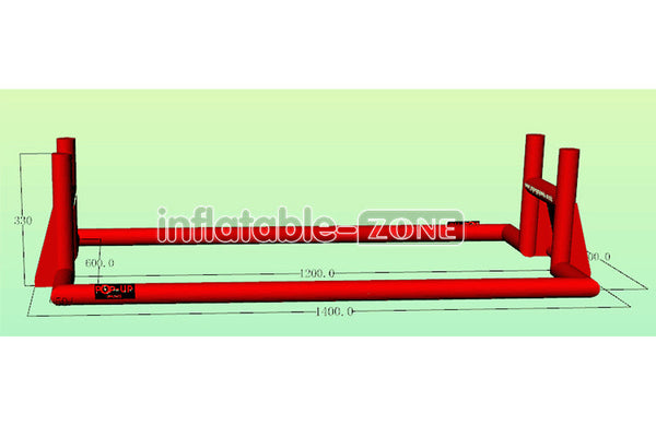 Outdoor sport games soccer field   inflatable rugby field