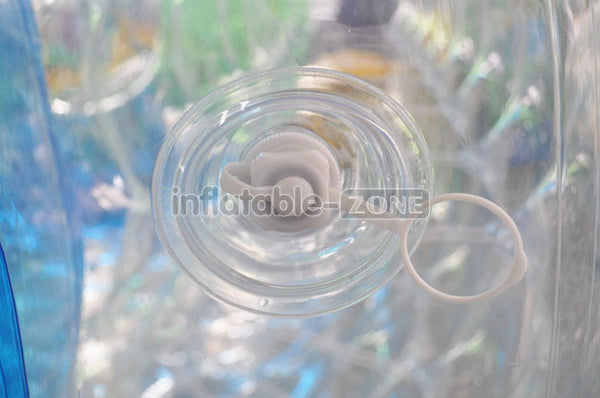 Transparent inflatable water roller, inflatable clear water rolling tube