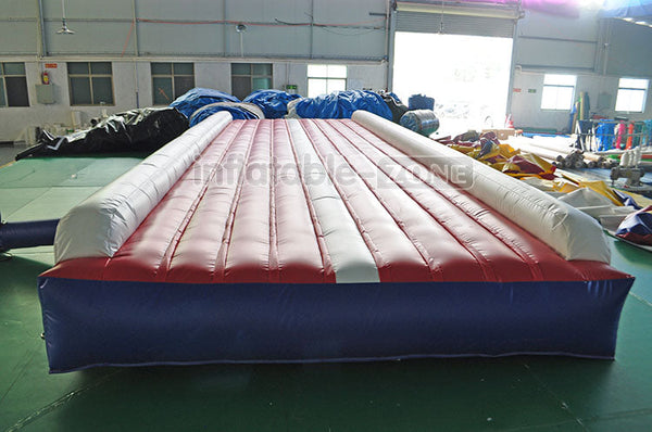 Cheap inflatable air tumbling track mattress durable 8m drop stitch inflatable air track mat