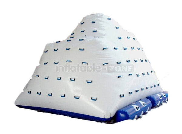 Summer hot sale water toy inflatable iceberg floating climbing wall