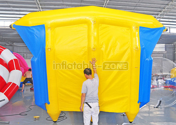 Adult inflatable fly fish water game inflatable flying fish banana boat for water sports