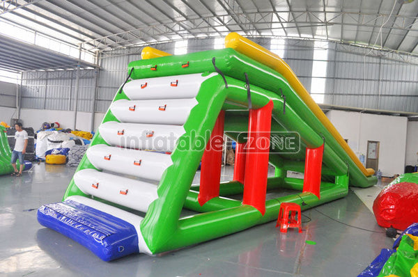 Inflatable small suspend water slide, water equipment floating slide