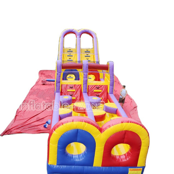commercial inflatable obstacle course,\t inflatable gems adventure obstacle course