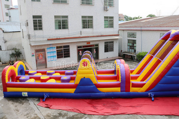 commercial inflatable obstacle course,\t inflatable gems adventure obstacle course