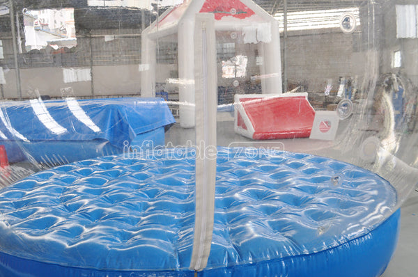 Popular\tclear dome tent  inflatable snow globe with blowing snow
