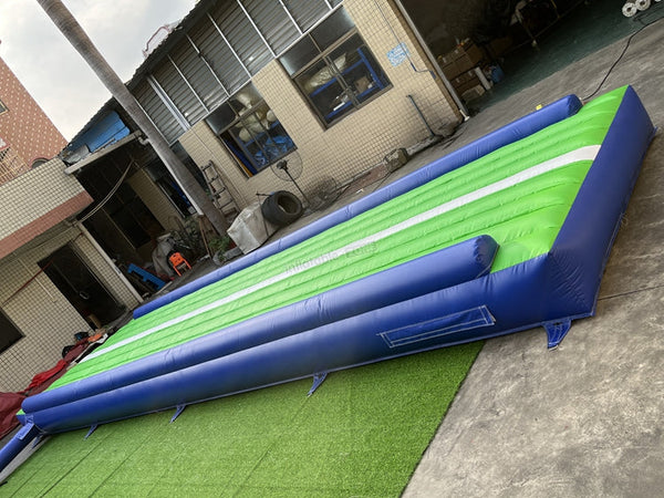 blue & green color air track mat gymnastic mats inflatable air track tumble track air mat air track yoga mat