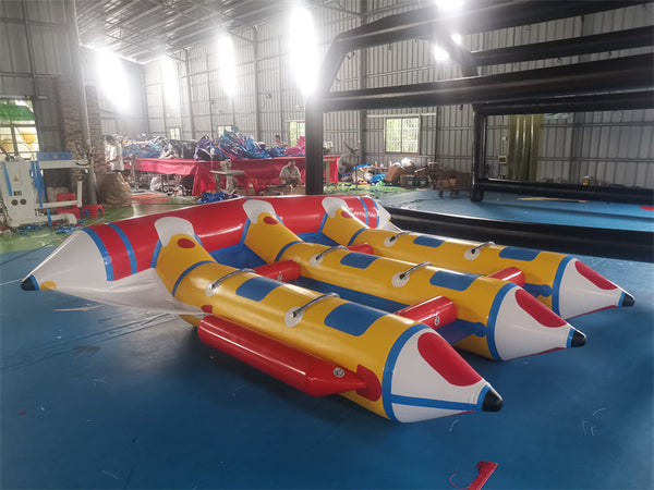Commercial grade inflatable flying fish boat ,inflatable flying fish for sale